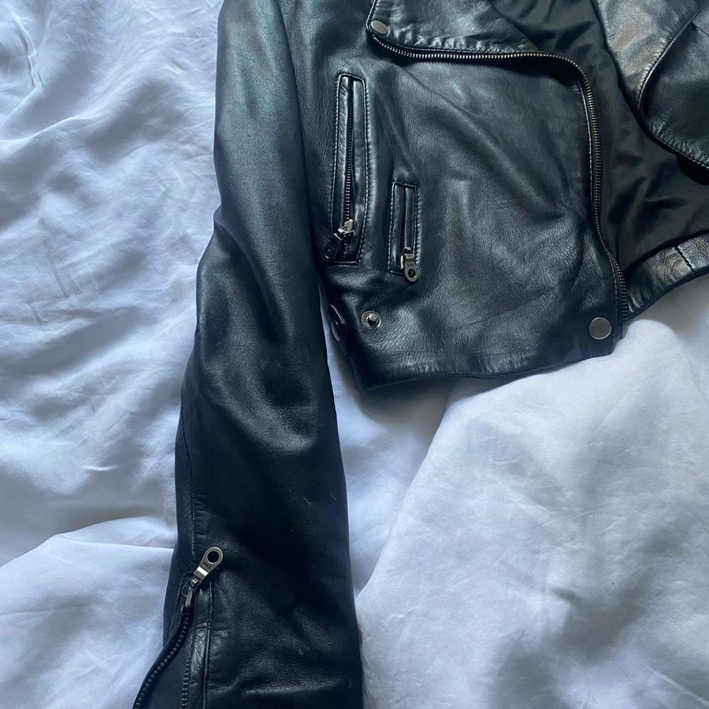 D’arcy leather moto jacket - Picture 6 of 9